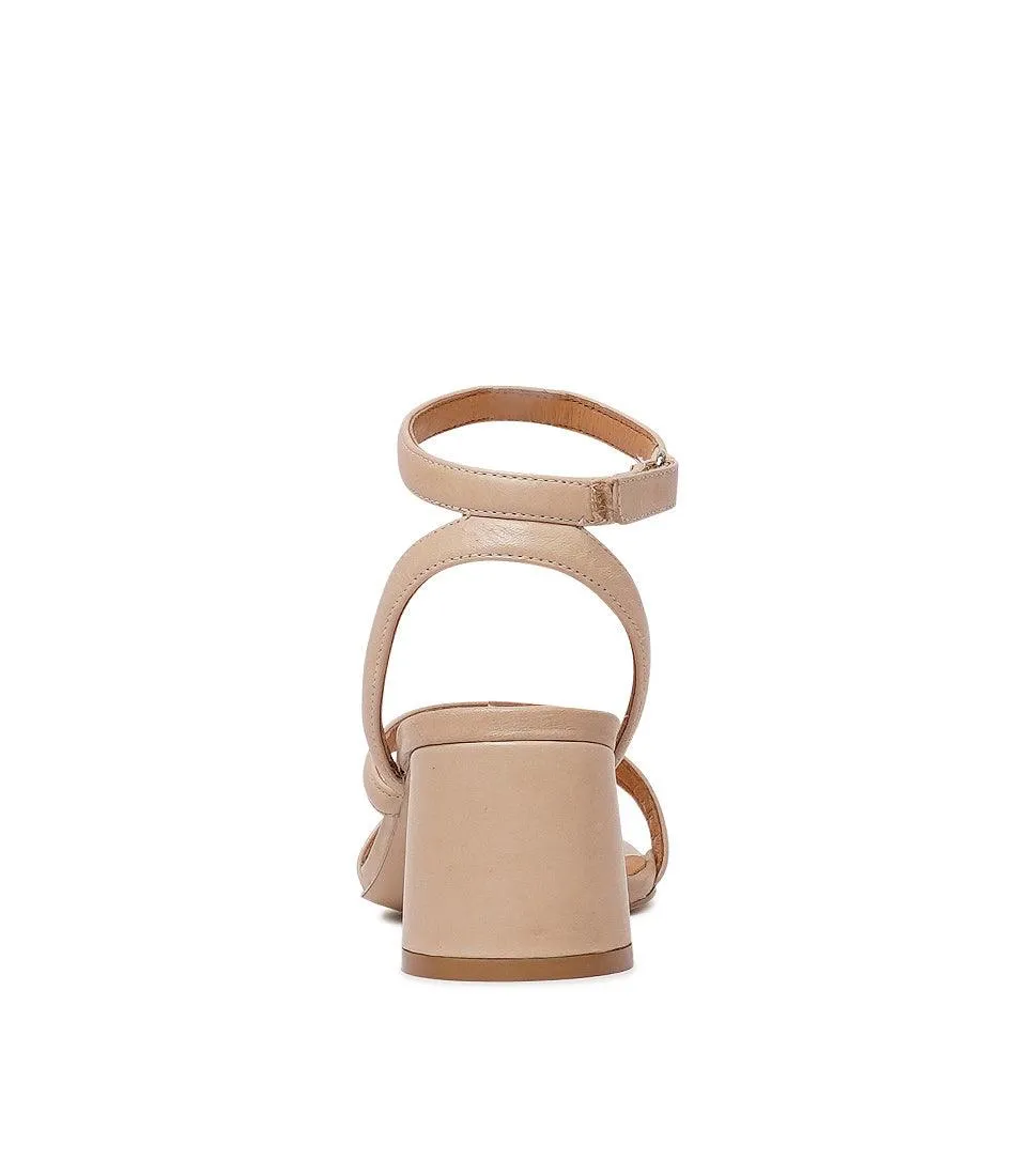 Petricia Nude Leather Heels