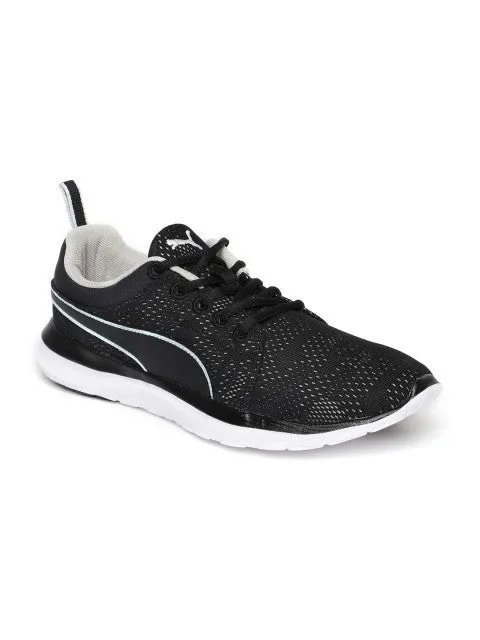 Puma Men Black Flex Camo Mesh IDP Running Shoes