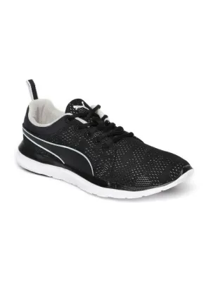 Puma Men Black Flex Camo Mesh IDP Running Shoes