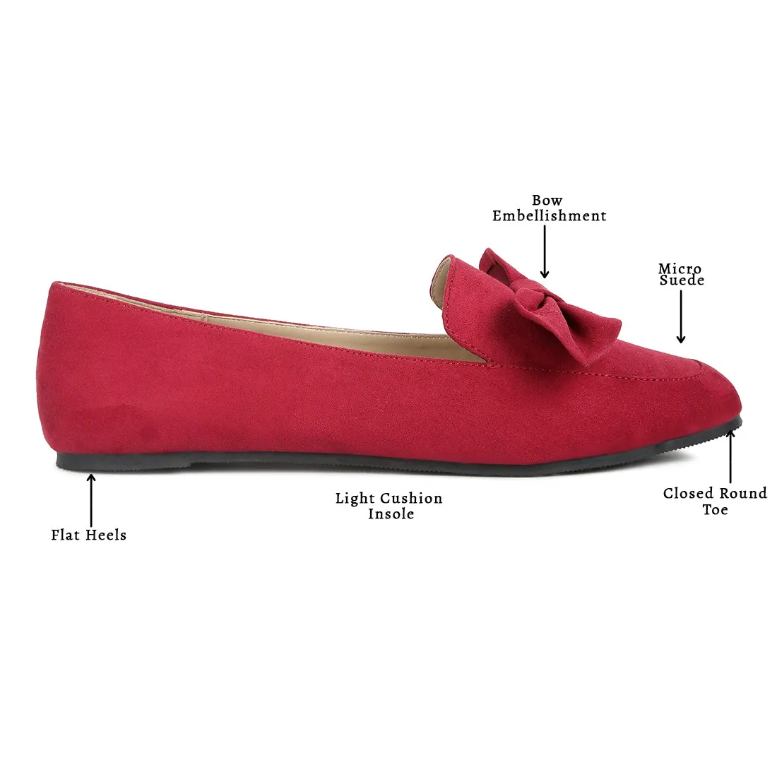 Remee Front Bow Loafers