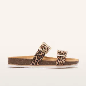 Sandy III Camel Leopard Print