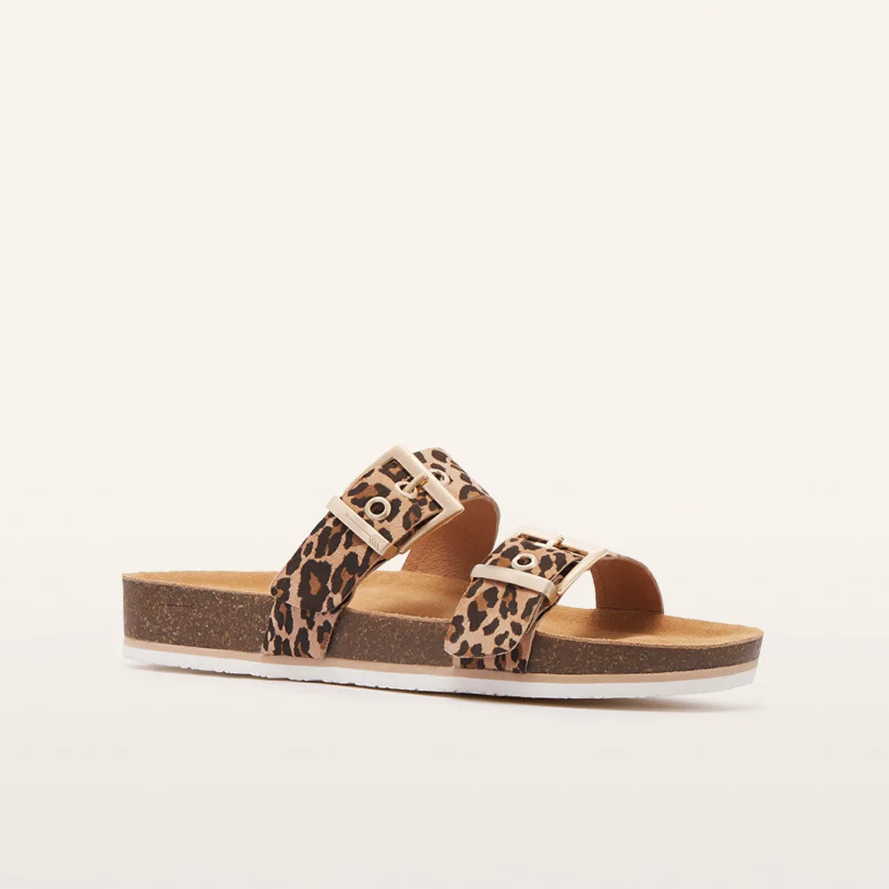 Sandy III Camel Leopard Print