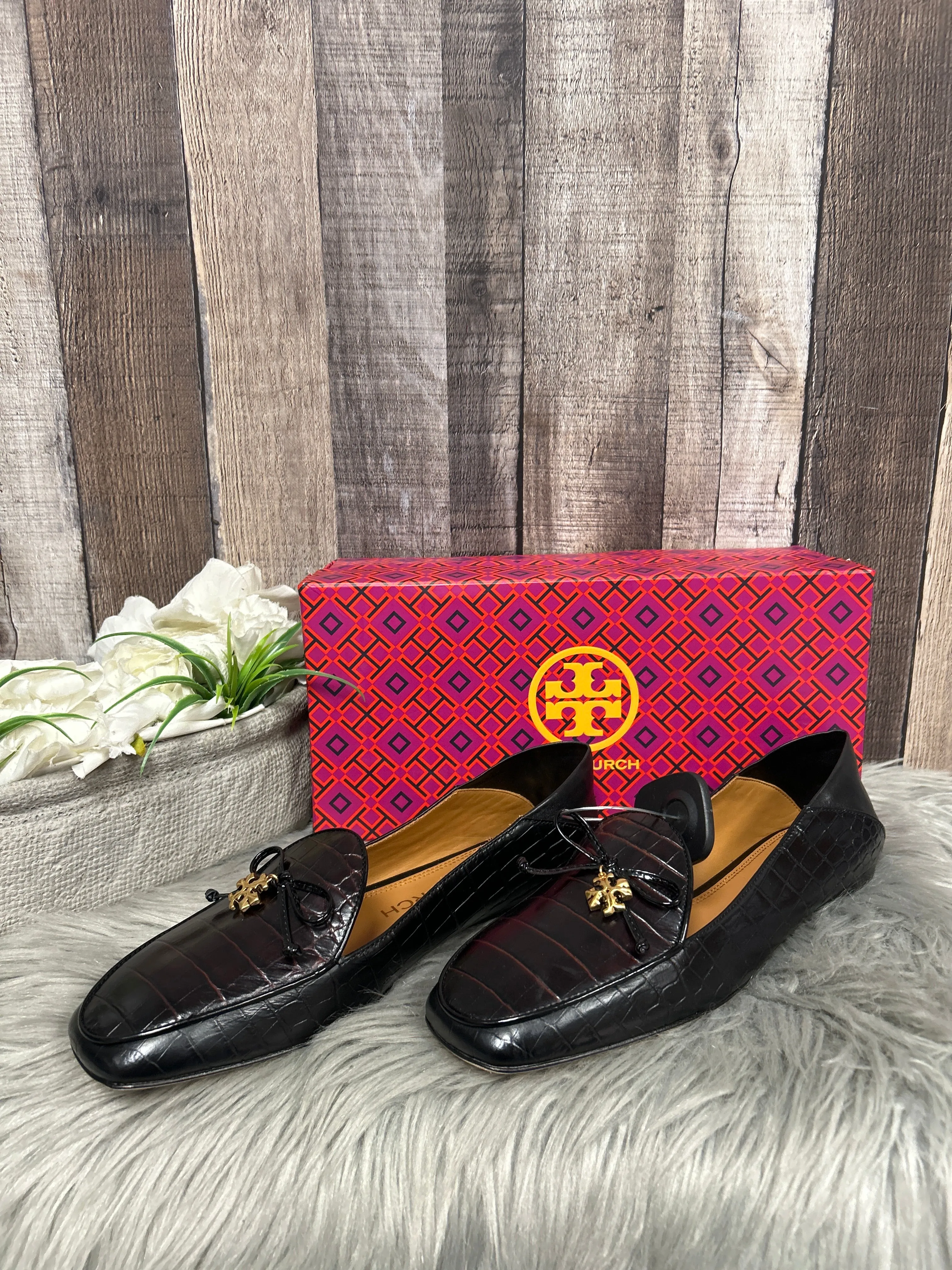 Shoes Designer By Tory Burch In Black, Size: 8.5