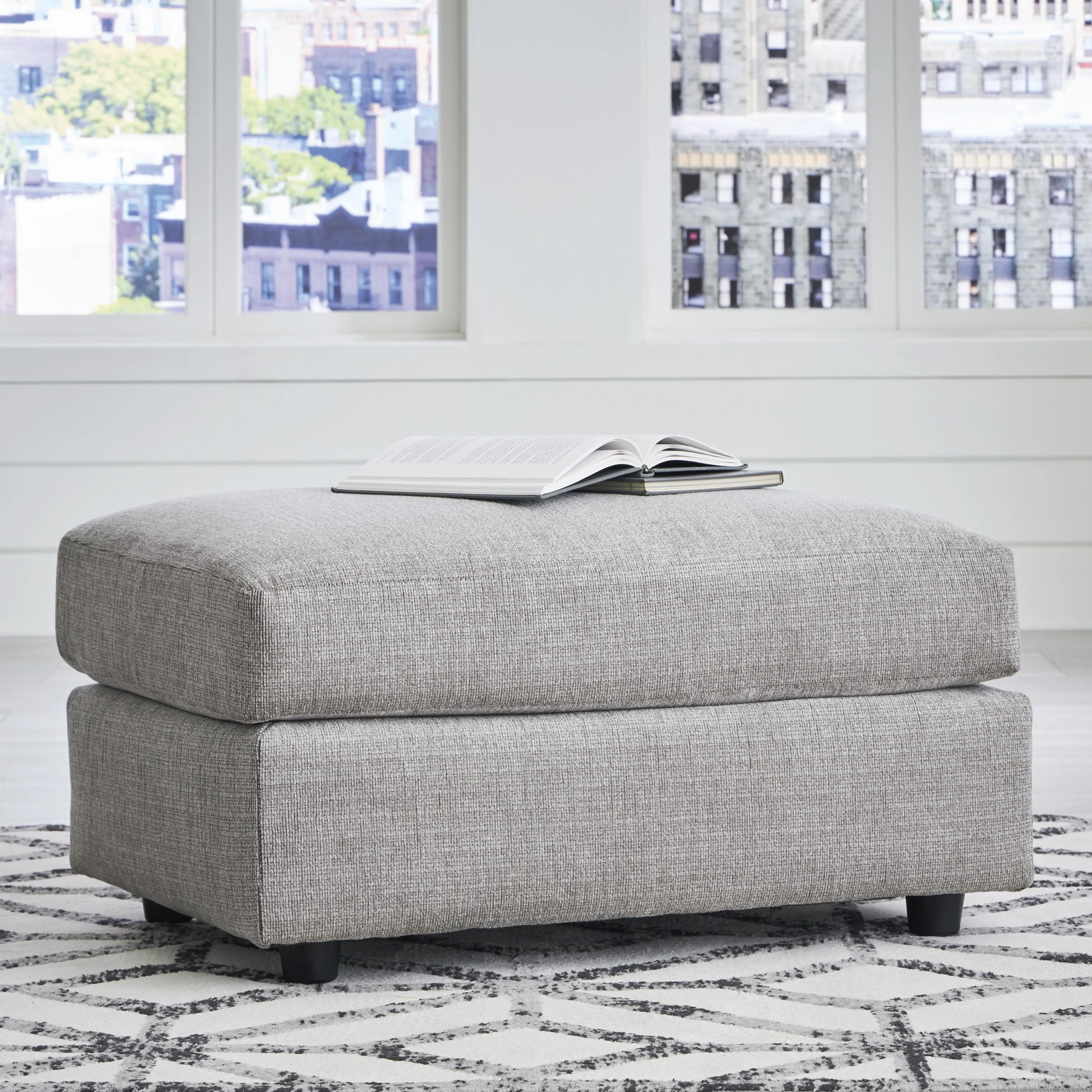 Signature Design by Ashley Stairatt Fabric Ottoman 2850314