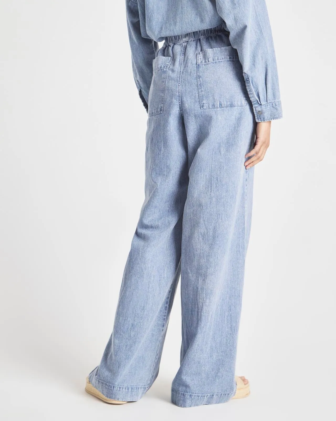 Splendid x @Cellajaneblog Denim Wide Leg Pant