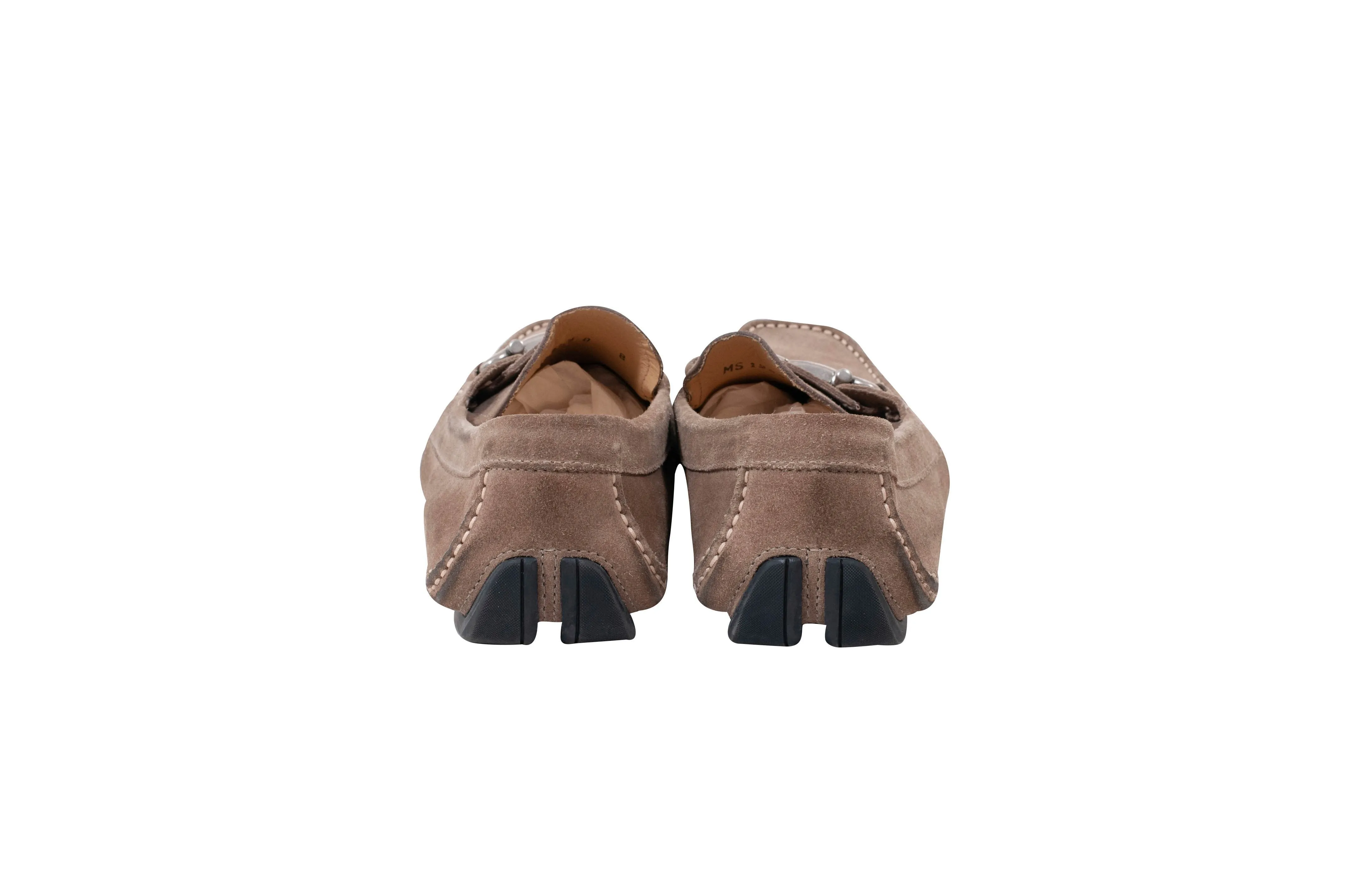 Suede Gancini Driver Moccasin