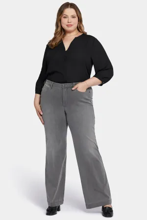 Teresa Wide Leg Jeans In Plus Size - Parade