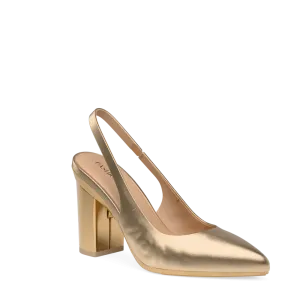 The Slingback - Matte Gold 4 Block