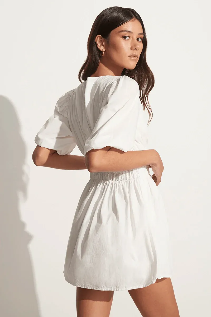 Valledoria Mini Dress - White