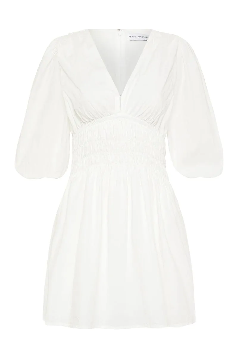 Valledoria Mini Dress - White