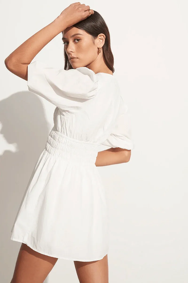 Valledoria Mini Dress - White