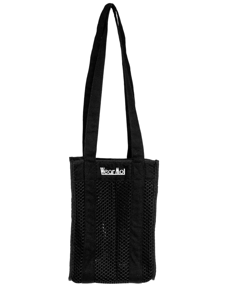 Wear Moi Canvas Mesh Pointe Shoe Dance Bag - DIV 82 - Black